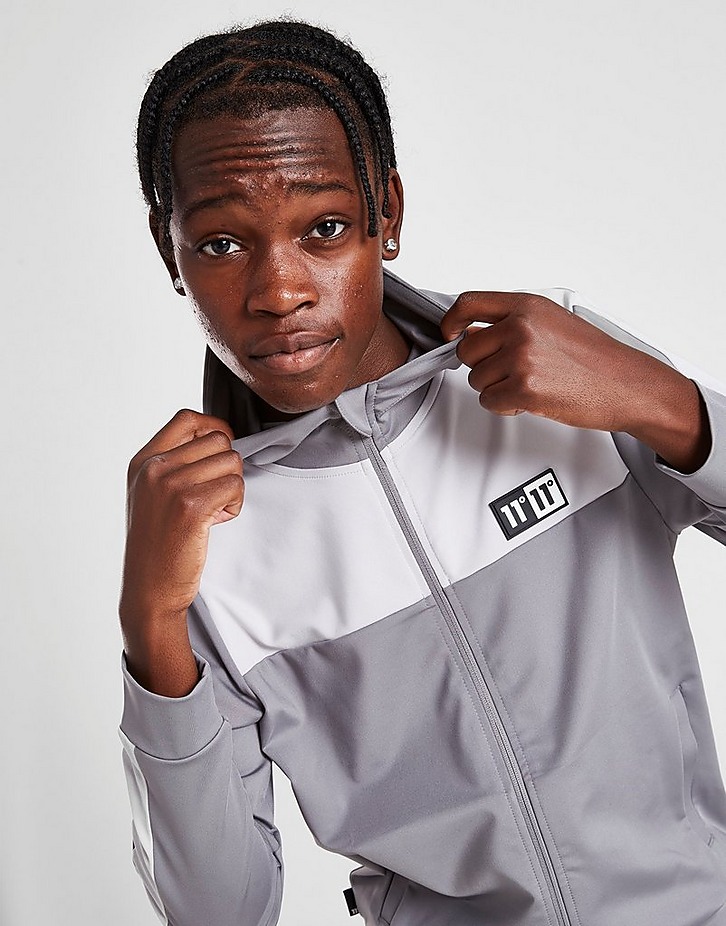 11 Degrees Poly Full Zip Hoodie Junior